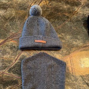 Alps and Meters Wool Pom Hat and Neck Gator
